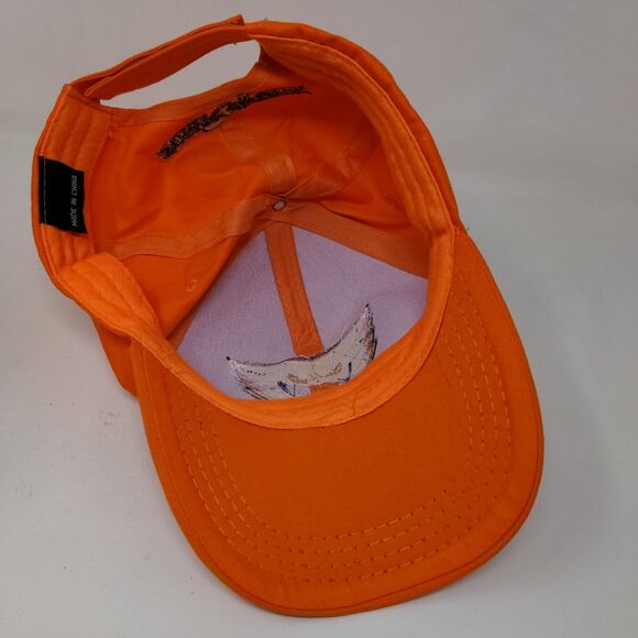 Service Electric Men's Strapback Hat Orange Adjustable Embroidered Logo - Picture 6 of 6